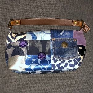 Mini coach patchwork purse